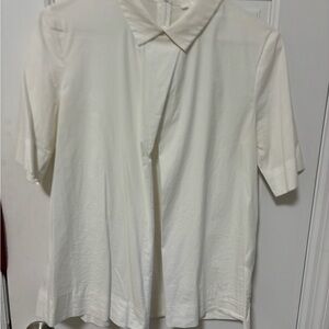 COS Pleat shirt White